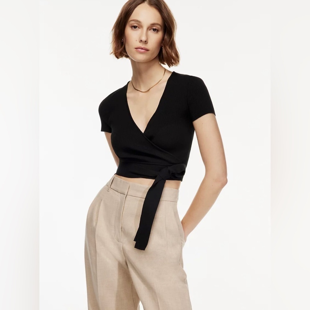 Aritzia Wilfred All Tied Up Sweater